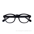 Italienisches Design -Logo neueste Gentleman Retro optische Acetatbrille Rahmen
